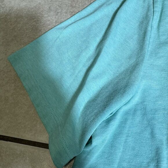 MINT Vineyard Vines Edgartown Men's L Polo Shirt Blue Short Sleeve Golf Stretch - Picture 5 of 6